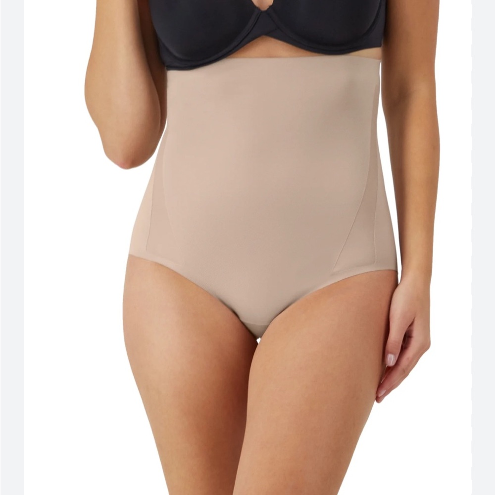 MAIDENFORM Flexees High Waist Brief Cool Comfort BEIGE SHAPEWEAR